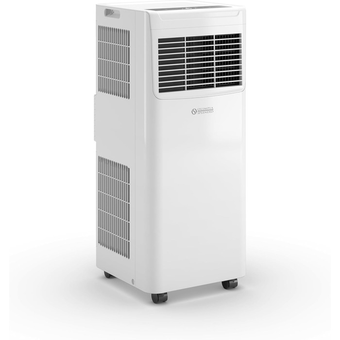 Olimpia Splendid Dolceclima Slim 8 WWB: Портативний кондиціонер 8000 BTU з функцією осушувача та вентиляції, Клас A, 2.1 кВт, Ultra Slim дизайн