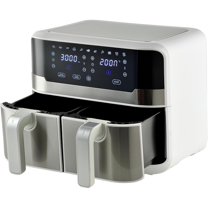 MasterPRO Rocket Duo 900 - Подвійний чайник без нагрівного елементу, білий, 9 л + 2400 Вт