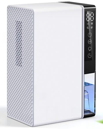 Електричний осушувач повітря 2800 мл - тихий осушувач для дому з нічним режимом, 7 кольорів підсвічування, таймером, для ванної кімнати та спальні