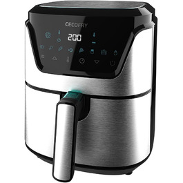 Фритюрниця Cecotec Cecofry Advance 3.5L: Цифрова, без масла, 1500W, 8 режимів, PerfectCook, нержавіюча сталь