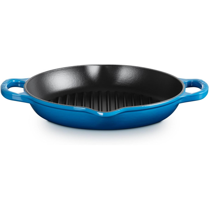 Чавунна гриль-сковорода Le Creuset Signature, квадратна, 26 см, для всіх типів плит, індукційна, 2,86 кг, колір Марсель