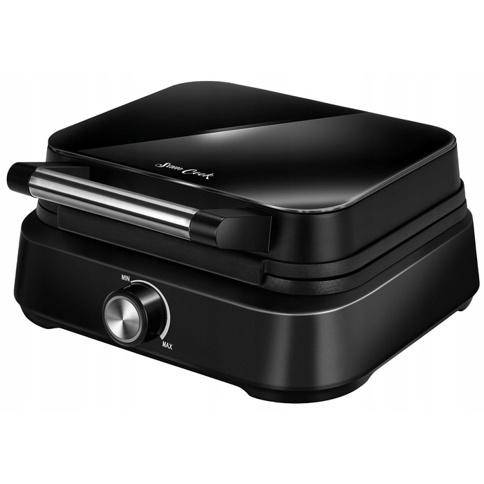 Вафельниця MPM MGO-40, 1500 Вт, чорна