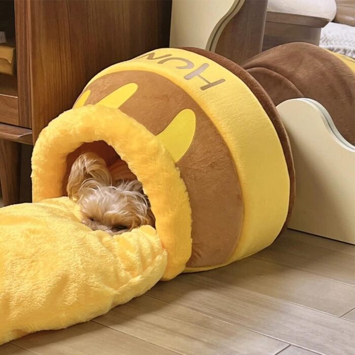 Cat bed, cat cave, cozy cat bed, cat nest honey pot, for small cats