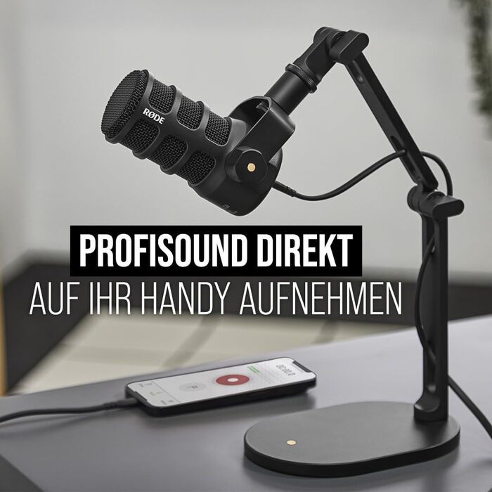 RØDE PodMic – динамічний мікрофон XLR/USB для подкастів, стрімінгу, геймінгу, музичного виробництва та контент-мейкінгу