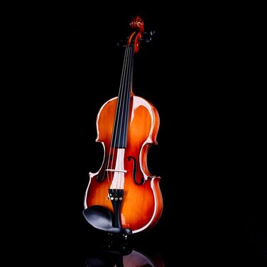 Скрипка 1/2 Rhythm для початківців (набір) з жорстким кейсом, коліумом, підставкою для плеча, смичком та запасними струнами