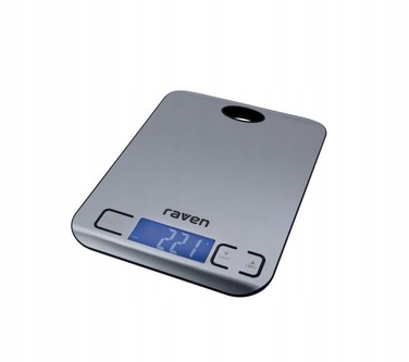 Кухонний ваги Raven EWK001NX, сріблястий/сірий, 5 кг