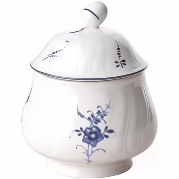 Цукорниця Villeroy & Boch Vieux Luxembourg, преміум порцеляна, біло-синя
