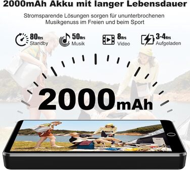MP3 плеєр Spotify з WiFi та Bluetooth, Android MP4 плеєр для дітей 4.02
