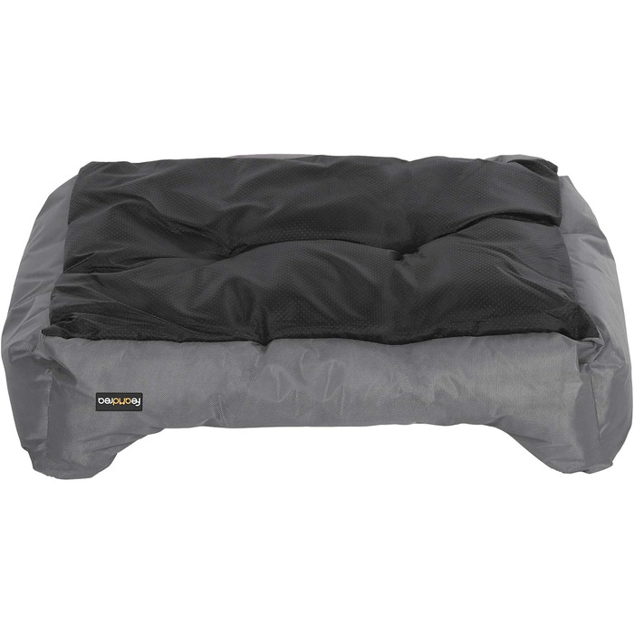 Feandrea Luxus Dog Bed, XL, Dog Cushion, made of Oxford fabric, with a non-slip bottom, 100 x 70 cm PGW28H (L 100 x W 70 x H 28 cm, Grey)