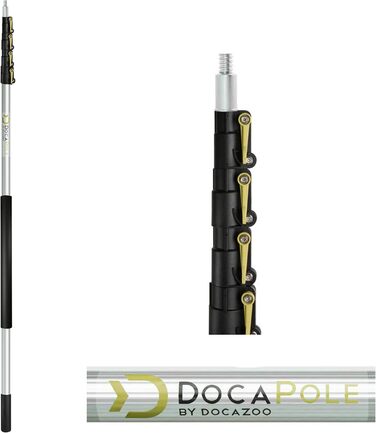 Телескопічна пилка для гілок DOCAZOO DocaPole 3,5 м з насадкою GoSaw — розсувна штанга для обрізки дерев, ручна та подовжувальна пилка-триммер