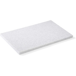Кухонна дошка з харчового пластику PE 500, Made in Germany, біло-мармурова, 50x30x2 см, для нарізання, не тупить ножі, можна мити в посудомийці