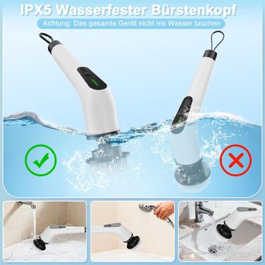 Електрична щітка для прибирання 9 в 1 з набором насадок, акумулятор 3000mAh, для ванної, кухні, авто, плитки