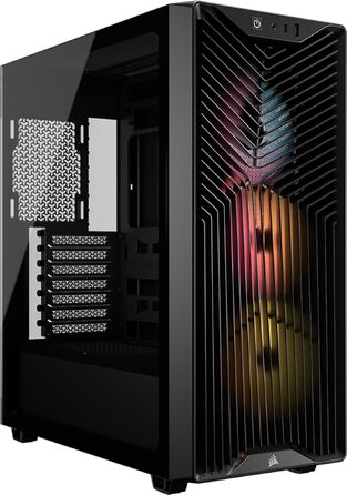 Корпус для ПК Corsair 3200D RS ARGB Mid-Tower ATX, чорний