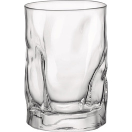 Bormioli Rocco 340420 Sorgente Whisky Glasses, 300ml, Glass, transparent, set of 6