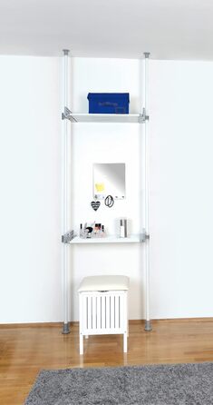 WENKO Telescopic System Hercules - adjustable organization system, wardrobe system (Twin)