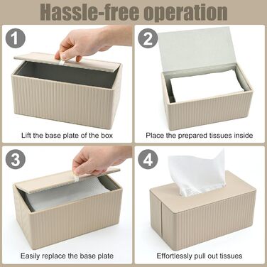 Скляниця для косметики з PU шкіри, 26x15x12 см, магнітна застібка, для ванної, кухні, авто, офісу - матова бежева