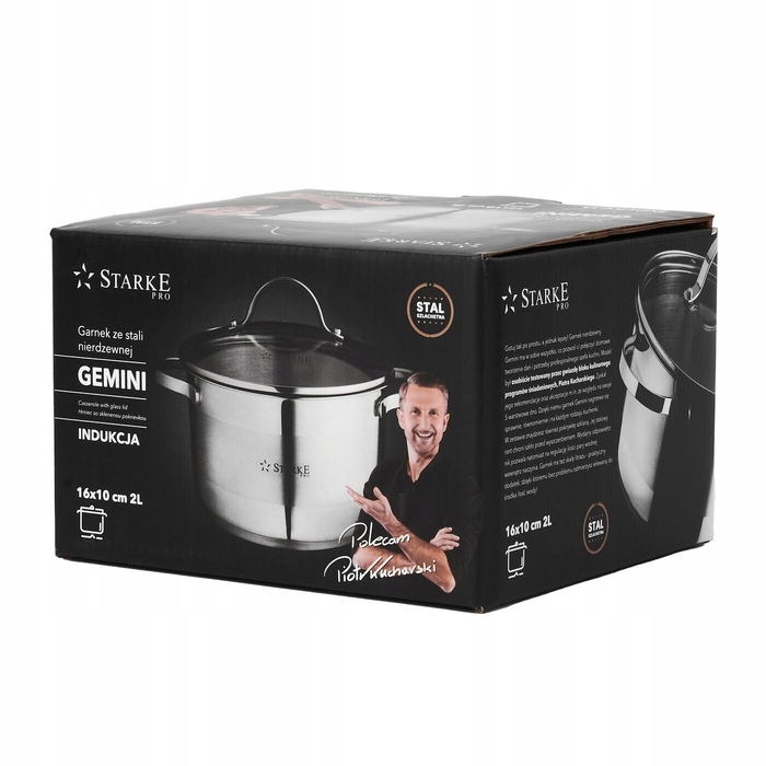 Традиційна каструля Starke Pro Gemini, 2 л