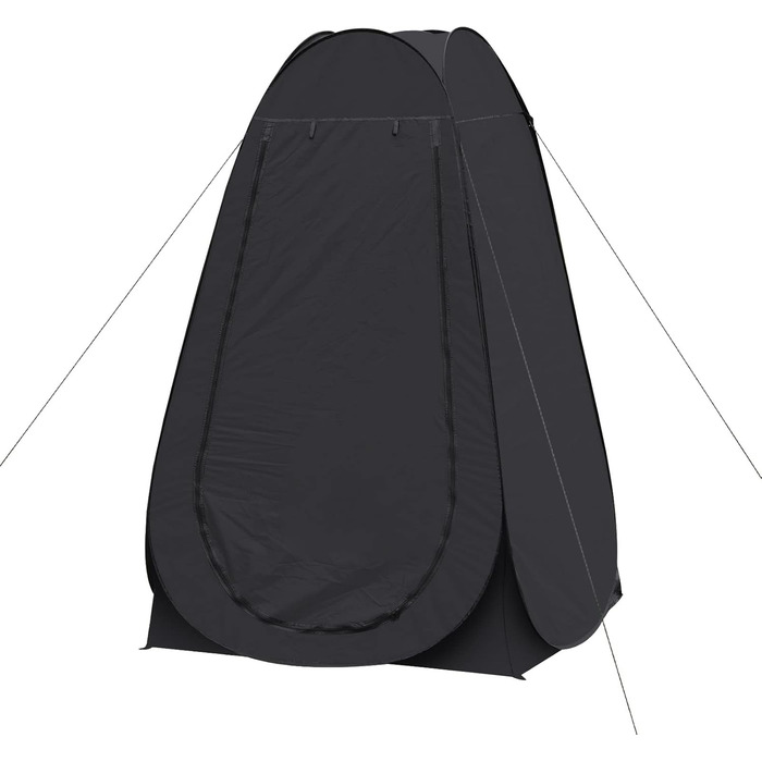 Намет для душу та роздягальні TUKAILAI для кемпінгу та пляжу, 150x150x190 см, зелений/чорний