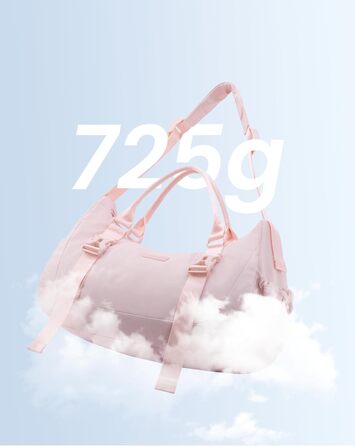 Спортивна сумка LOVEVOOK для фітнесу, йоги, подорожей (30L, світло-рожевий)