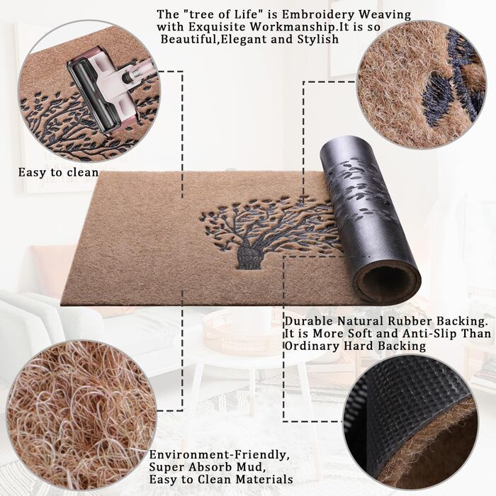 Килимок для дому Baum & Grau з малюнком 