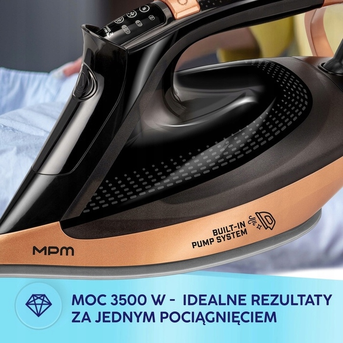 Парогенератор MPM MZE-30: потужний відпарювач 3500 Вт із керамічною підошвою