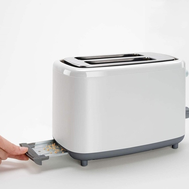 Тостер Black+Decker BXTOA820E, білий, 820 Вт