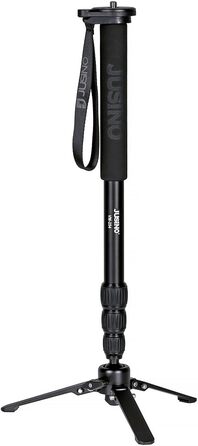 Монопод JUSINO з алюмінію з від'ємним кріпленням/міні-штатив до 153 см, вантажопідйомність 6 кг, VM-254