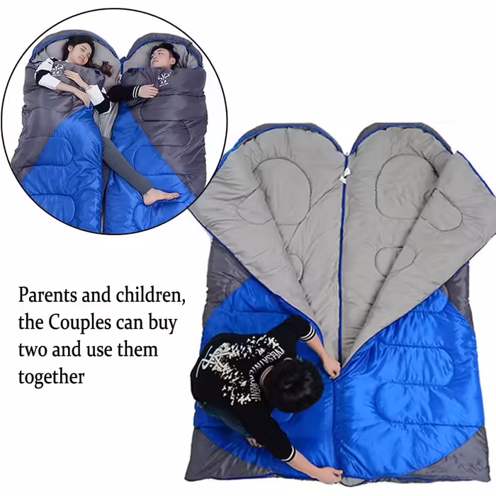 Camping Sleeping Bag, 4 Seasons, Waterproof, Outdoor Hiking, Backpacking, Travel Sleeping Bag, Portable Mummy Sleeping Bags for Adults, Kids