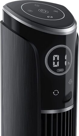 Вентилятор Tower CF2203 з пультом, таймером, очищувачем повітря та LED дисплеєм - Чорний