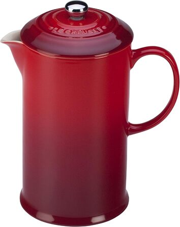 Le Creuset French Press Stoneware, 100 ml, Cherry Red