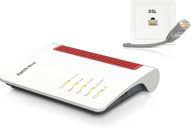 Роутер AVM FRITZ!Box 7530 AX Wi-Fi 6 (DSL/VDSL, Mesh, DECT, для Німеччини, відновлений)
