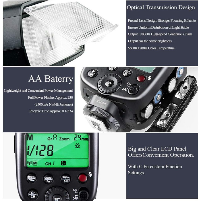 Спалах Godox TT600 - універсальний Speedlite для камер Canon, Nikon, Fujifilm, Pentax, Olympus, Panasonic