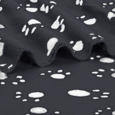 М'яка флісова підстилка для собак і котів Nobleza, 75x75 см (120x100), чорна