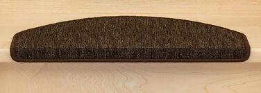 Ступінчасті килимки Rambo New від Kettelservice-Metzker: набір 15 штук, напівкругла форма, колір кавовий