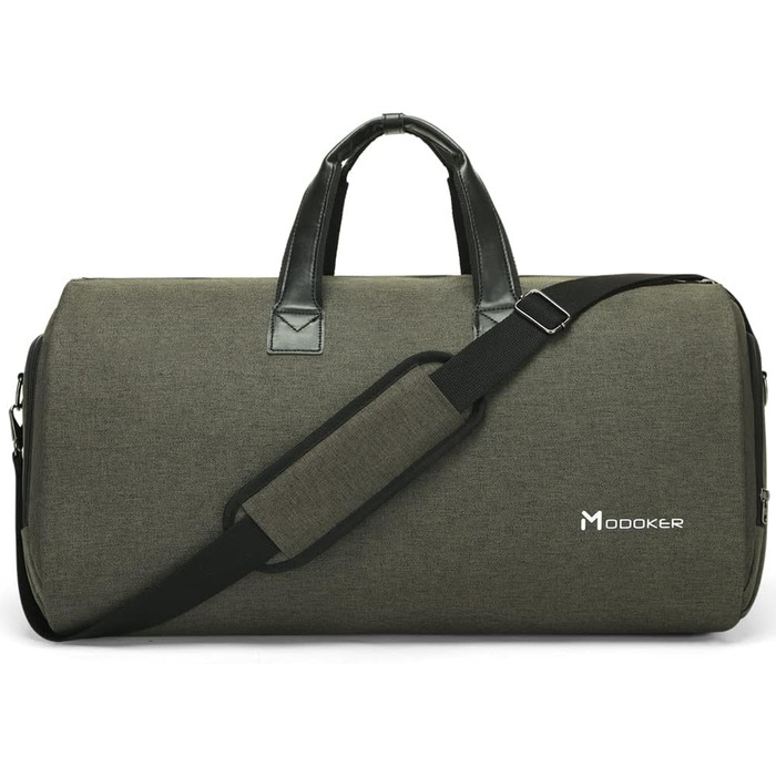 Garment Bag Suit Cover for Men Women, Suit Travel Bag, Clothes Bags Shoe Bag - 2 in 1 Hanging Suitcase Garment Travel Bags, High-Quality Garment Bag for Suit and Dress (A-coffee)