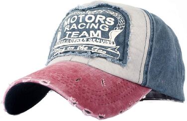 Кепка бейсболка Tuopuda Retro з регулюванням, червона, унісекс