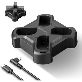 NEEWER LP-E6NH Запасний акумулятор та USB зарядний пристрій, комплект 3 шт., 2250mAh, сумісний з Canon EOS R7, R5, R6, R6 II, 80D, 90D та ін.