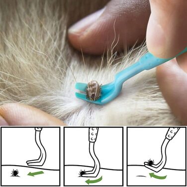 Гребінець для собак та котів, щітка для вичісування шерсті, засіб для видалення кліщів | 12+23 шт.