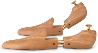 Coccine - Cedarwood Shoe Stretchers, Shoe Expanders, Cobbler's Tools, Extra Strong, Break-Proof, Wooden Shoe Stretcher, Shoe Stretcher with Adjustable Springs, for All Shoes
