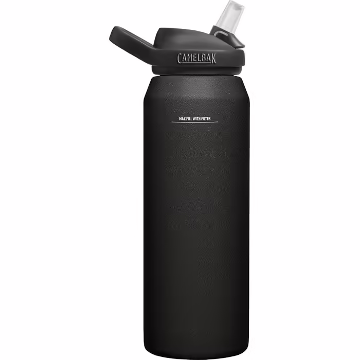 CAMELBAK Unisex - Adult Eddy+ Lifestraw Vss 1L Water Bottle, Black, One Size
