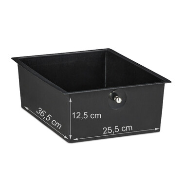 Relaxdays Rolling Cart with 4 Drawers