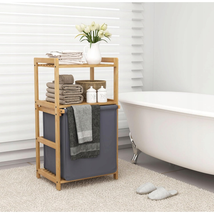 Кошик для білизни Fexplendid, ємність 50 л, 80 x 43 x 33 см