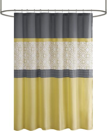 510 DESIGN Килим ультрам'який, сучасний дизайн, 72x72 см (182.9x182.9 см, 1 шт. в упаковці), жовтогарячий/сірий