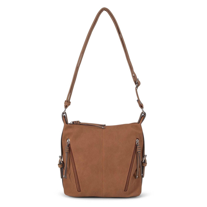 Сумка через плече TOM TAILOR Caia, середнього розміру, колір коньячний коричневий