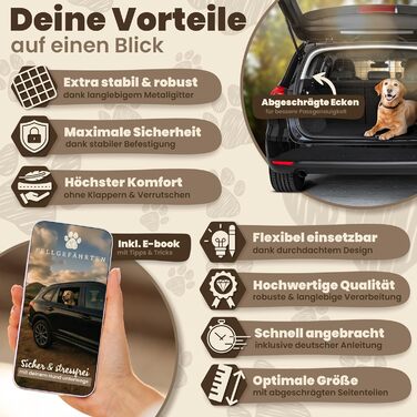 Сітка для собак у багажник авто | Якісна та міцна перегородка для багажника | Перегородка для багажника