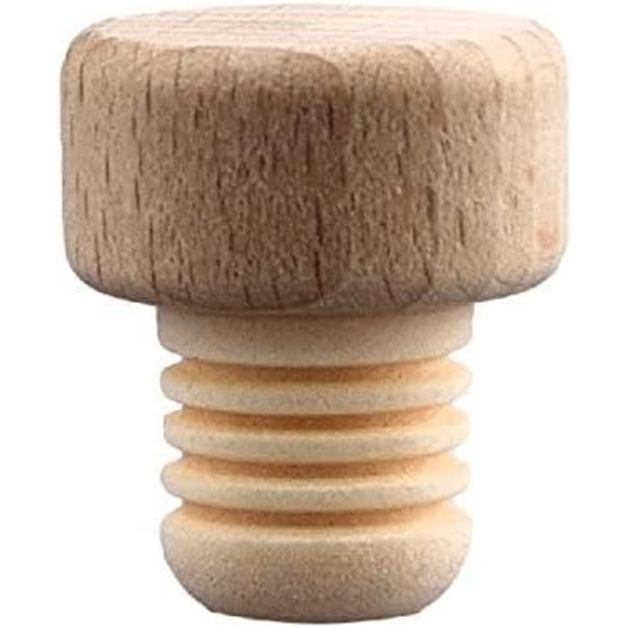 Gouveo 24-Piece Glass Bottles 100 ml Apothecary Design Round with Corks (HGK) - Small 0.1 l Glass Bottle for Liqueur, Oil, Vinegar, Decor (AFRT100HGK)