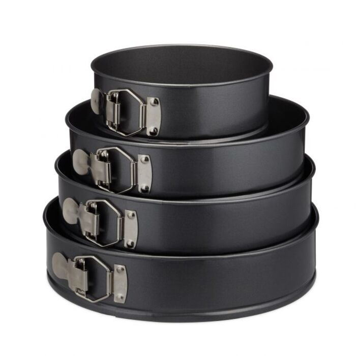 Relaxdays 4-Piece Springform Set