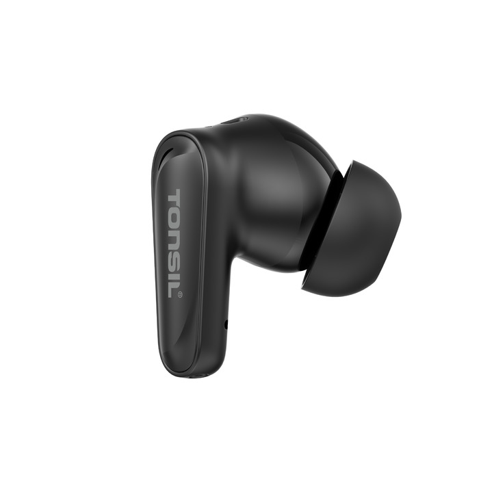 Бездротові вакуумні навушники TONSIL TW50BT Bluetooth, чорні