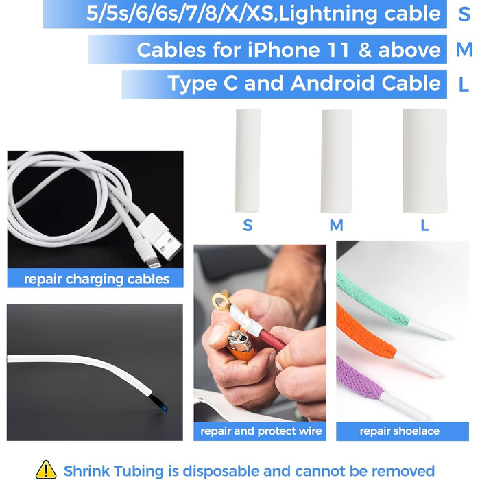 Набір інструментів для ремонту iPhone, Airpod, телефону, ноутбука: JiaTeums, USB Type-C, Lightning, чорний/білий