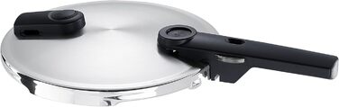 Скороварка Fissler Vitaquick Premium 4,5 л з нержавіючої сталі, для індукції, 2 режими приготування, Ø22 см, вироблено в Німеччині